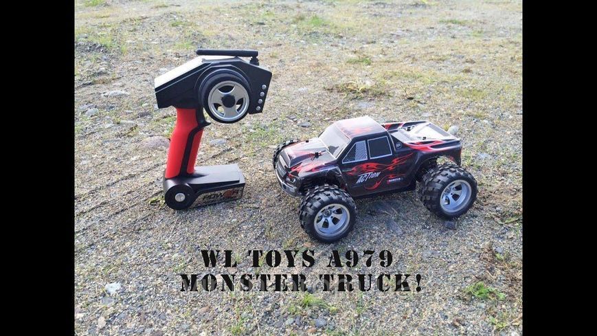 Монстр-трак на пульту WL toys A979 4WD 50 км/год високошвидкісний автомобіль7,4 В1100mAh 3038 фото