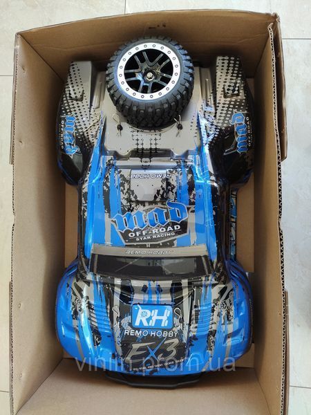 ШОРТ-КОРС REMO HOBBY 10EX3 TOP 4WD Brushless 55 км/год машинка ремо хоббі 1:10 RTR 3902 фото