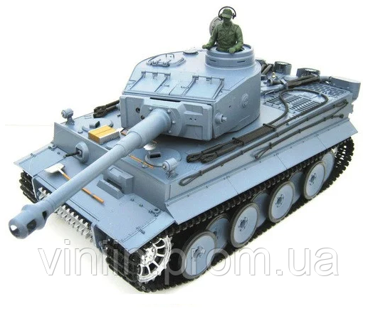 Танк Heng Long German Tiger І 1:16 3818-1 (новая версия 7.0) и\к бой 4011 фото