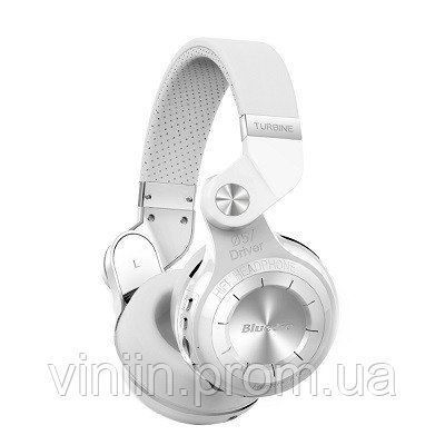 Bluetooth навушники Bluedio T2+ White безпровідні 2936 фото
