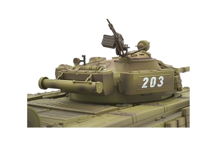 Heng Long 3939-upg Т-72 , 1/16 радіокерований танк T72 з металевим редуктором інфрачервоним боєм , пневмопушкою , димогенератором 1119 фото