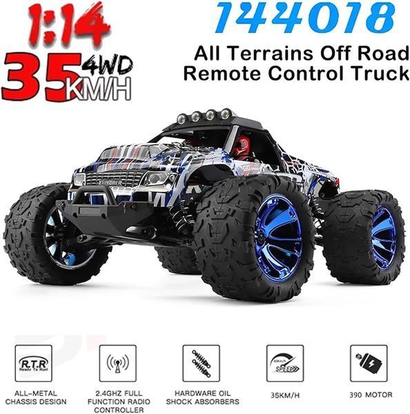 Монстр трак WL Toys 144018 35 км/час 1:14 4WD 1142 фото