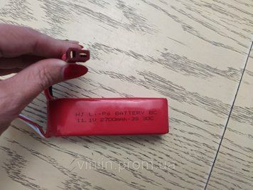 Акумулятор силовий Li-Po 2700 mAh 11.1 V Т-штекер ( T-plug) 4102 фото