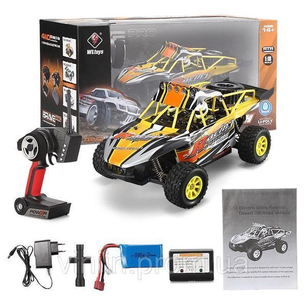 Радиоуправляемый багги WL Toys K929-B 4WD 70 км/ч RTR масштаб 1:18 2.4G - K929-B 3189 фото