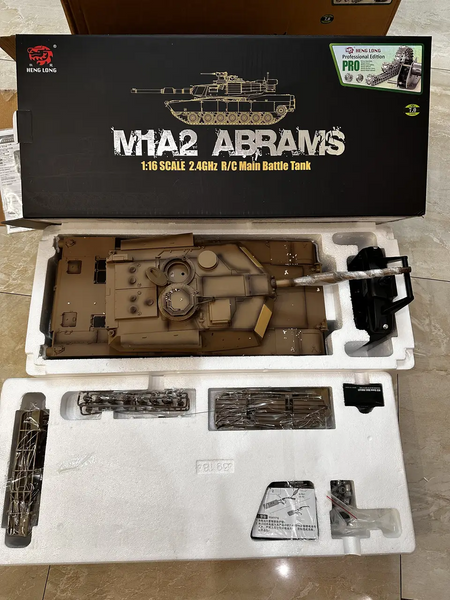 Танк Heng Long 3918-Pro US M1A2 Abrams V7.0 1:16 RTR 2.4GHz 3785 фото