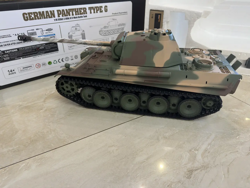 Танк Heng Long 3879-1 Panther Type G Original V7.0 RTR масштаб 1:16 2.4G 3788 фото