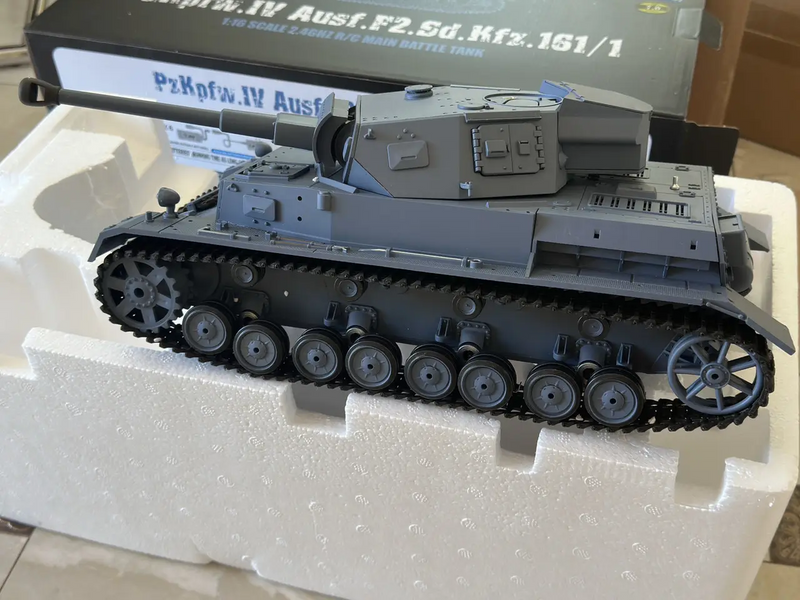 Танк Heng Long 3859-UPG Panzerkampfwagen IV Ausf F2 SD KFZ  масштаб 1:16 2.4G - 3859-UPG 3112 фото