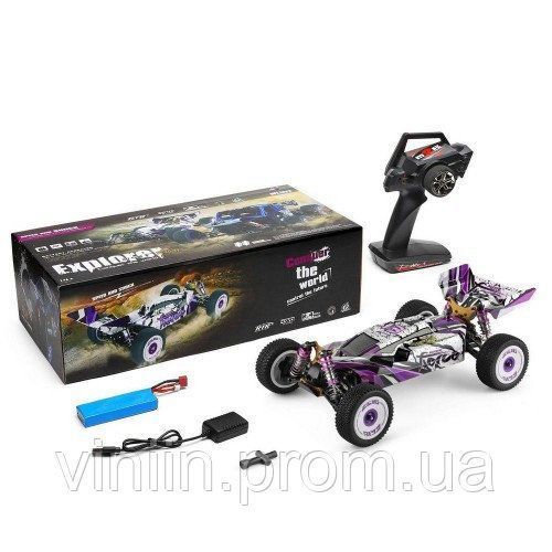 WLtoys RC 124019 1/12 2,4G 4WD 60Km / h 550 Brush машинка баггі (60 км /год) 4146 фото