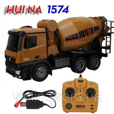 Миксер HUINA 1574 1:14 Бетонный миксер на радиоуправлении 4229 фото