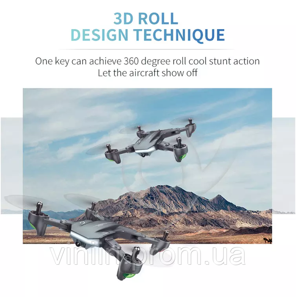 Квадрокоптер Selfie Drone Visuo XS816W-4K камера 4К + 0,3MP Wifi FPV дрон 2385 фото