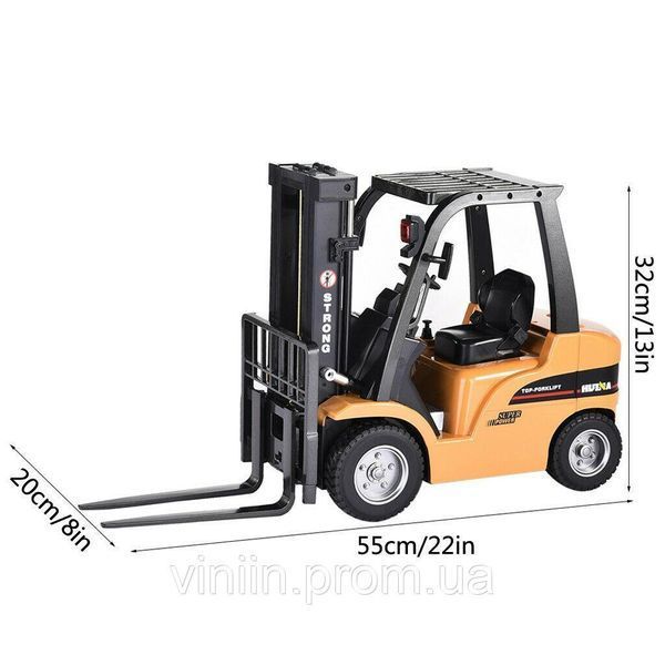 Погрузчик Huina Toys 1577 1:10 Metal Fork Lift (Yellow) 4234 фото