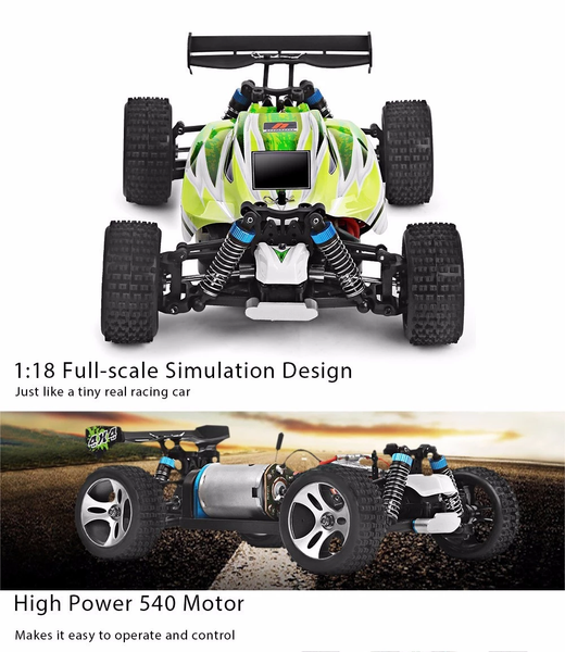 Wltoys rc A959-В 1/18 4WD 70 км/год оригінальна sграшка баггі на пульті 1657 фото