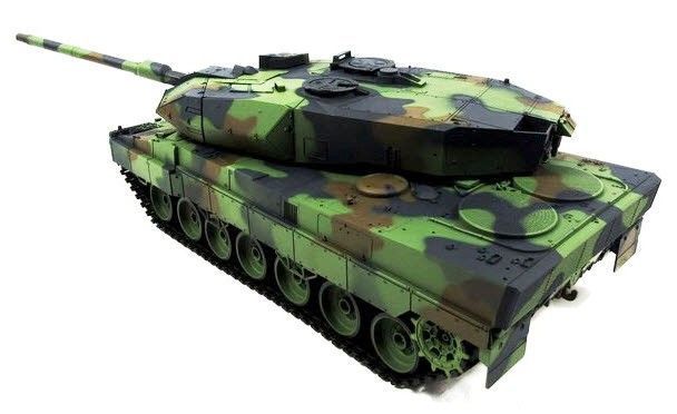 Танк Heng Long 3889 Leopard II A6 UPG 2.4GHz 1:16 з пневмопушкою і димом (HL3889-UPG) 4277 фото