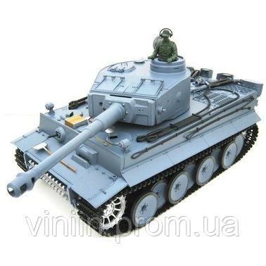 Танк р/у 1:16 Heng Long Tiger I (3818-1 Upg) с пневмопушкой и и/к боем (Upgrade) металические шестерни 2962 фото