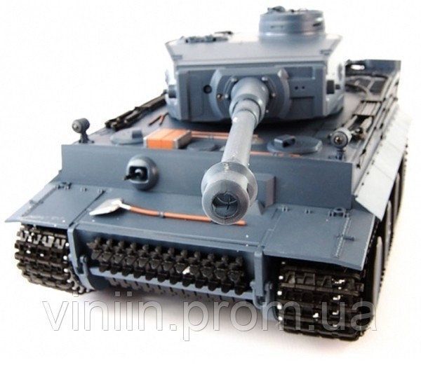 Танк р/у 1:16 Heng Long Tiger I (3818-1 Upg) с пневмопушкой и и/к боем (Upgrade) металические шестерни 2962 фото